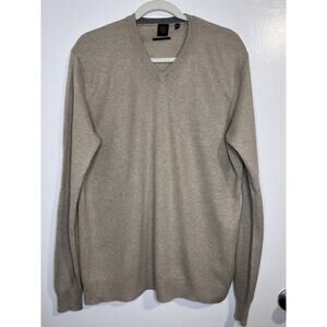 Sake Fifth Avenue Men’s Cashmere Sweater Tan Size Medium
